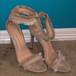 Chase + Chloe High Heels with fur